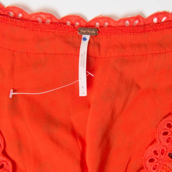 NWOT free people orange dress 4 - Picture 3 of 4